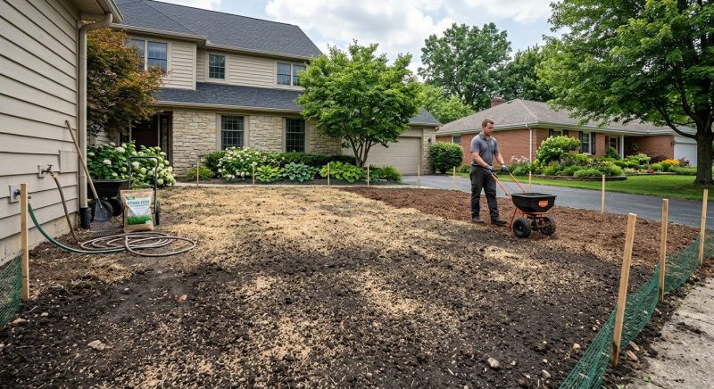New Construction Lawn Seeding in Ventura County, CA